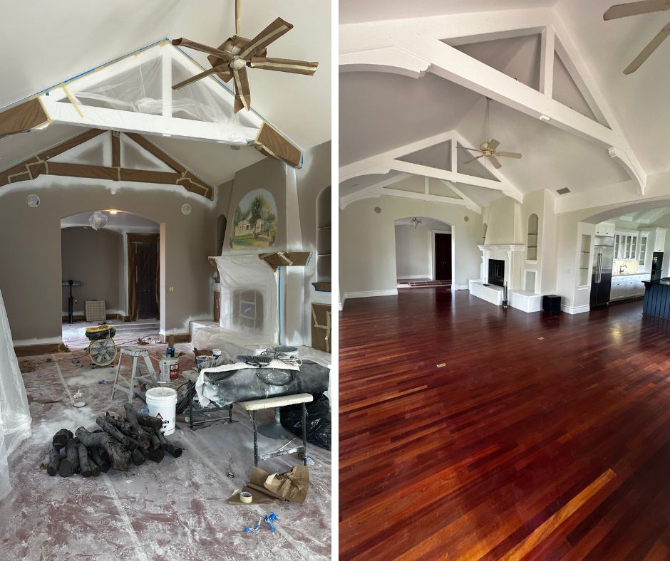 Image of a TRICO PAINTING project  - Before and after Interior House Painting